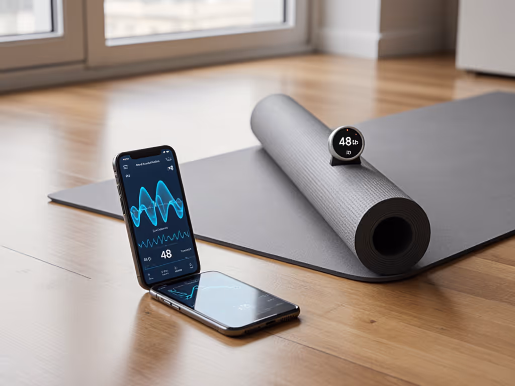 rower_decibel_testing_setup_with_smartphone_accelerometer