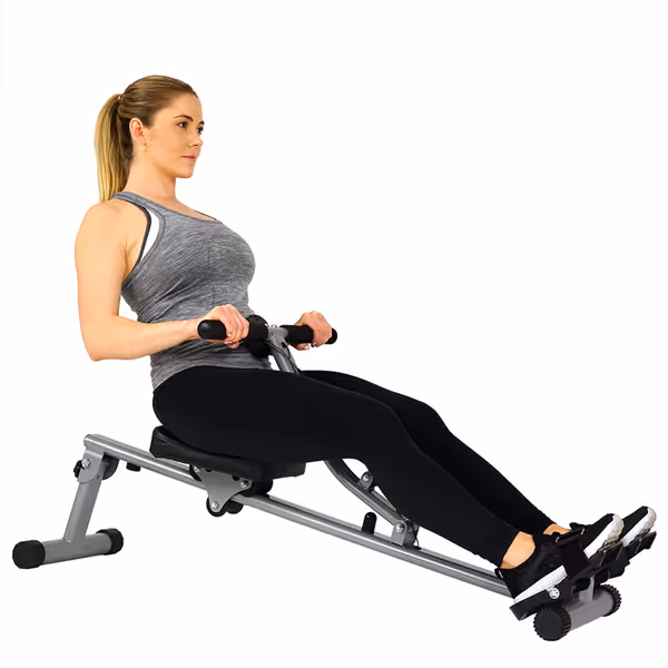 Sunny Health & Fitness Compact Adjustable Rowing Machine